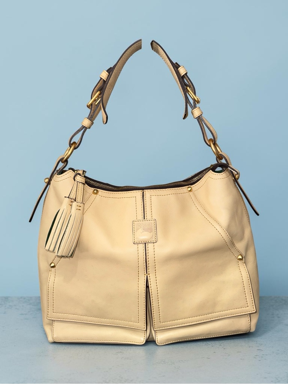 Dooney & Bourke Cream Florentine Kingston